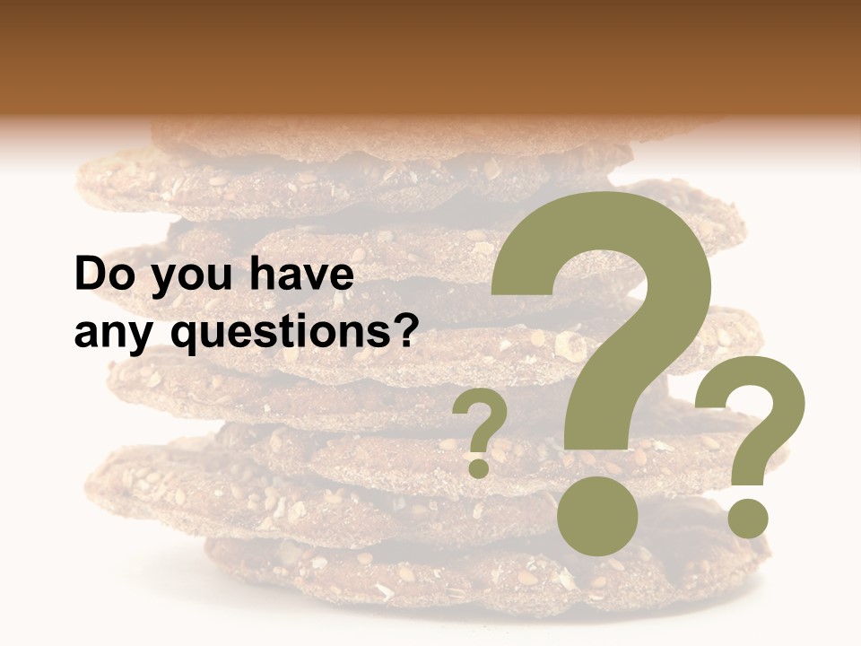 Cracker Appetizing Heap PowerPoint Template