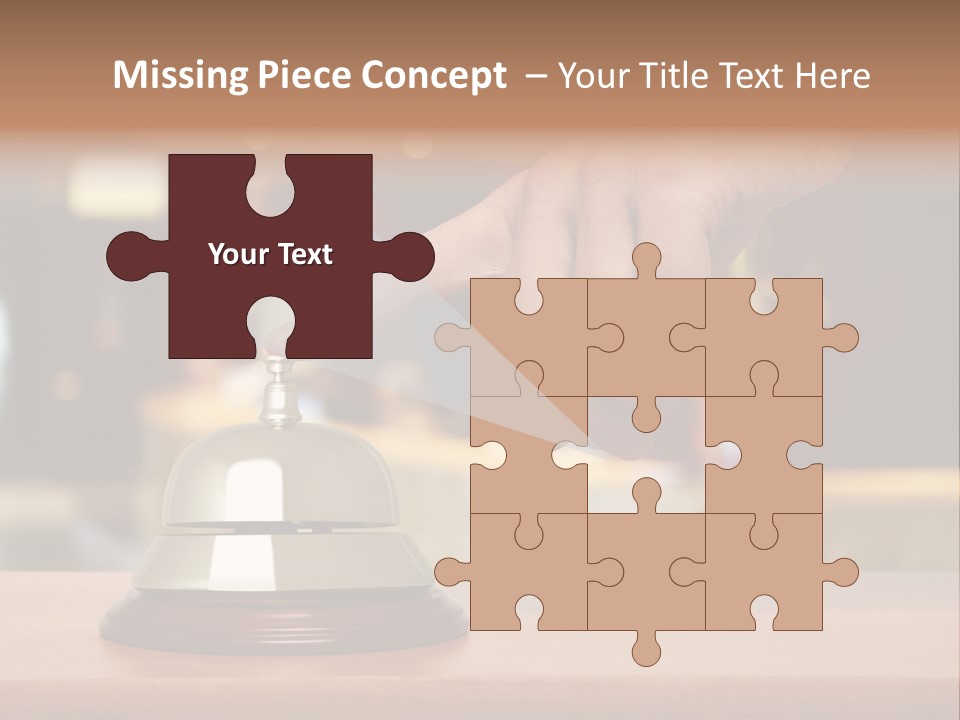 Hand Lobby Service PowerPoint Template