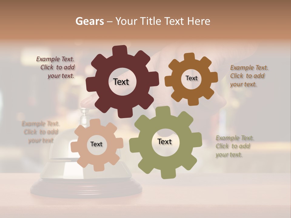 Hand Lobby Service PowerPoint Template