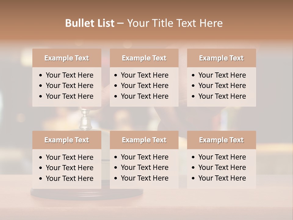 Hand Lobby Service PowerPoint Template