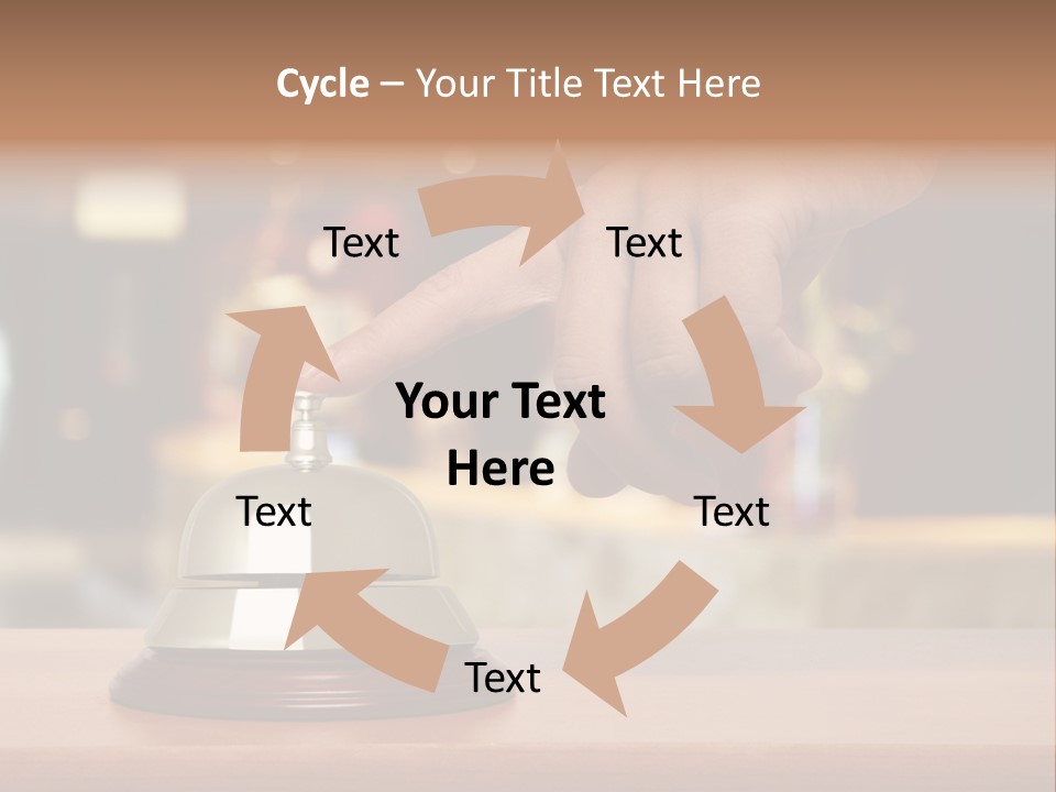 Hand Lobby Service PowerPoint Template
