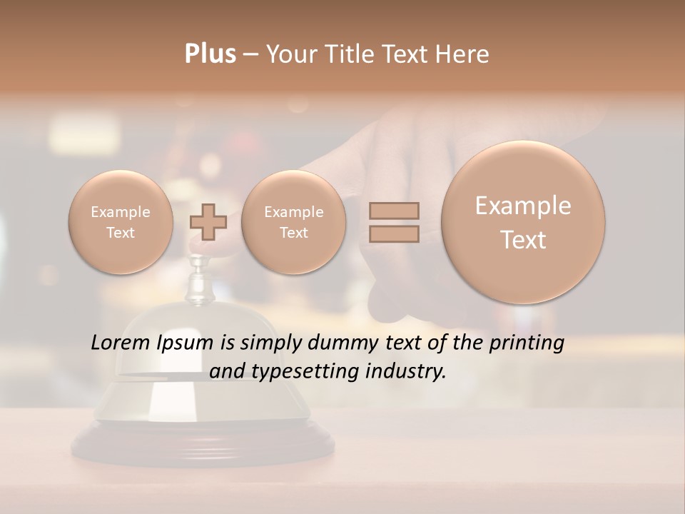 Hand Lobby Service PowerPoint Template