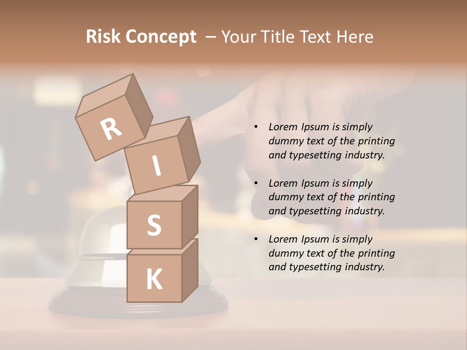 Hand Lobby Service PowerPoint Template