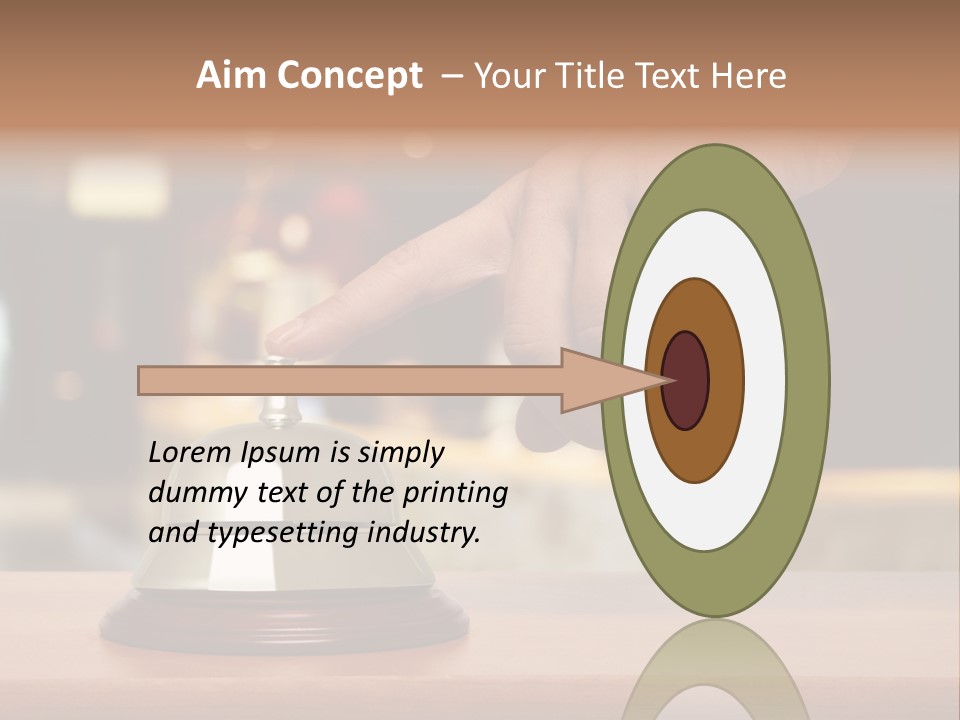 Hand Lobby Service PowerPoint Template