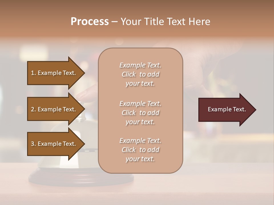 Hand Lobby Service PowerPoint Template