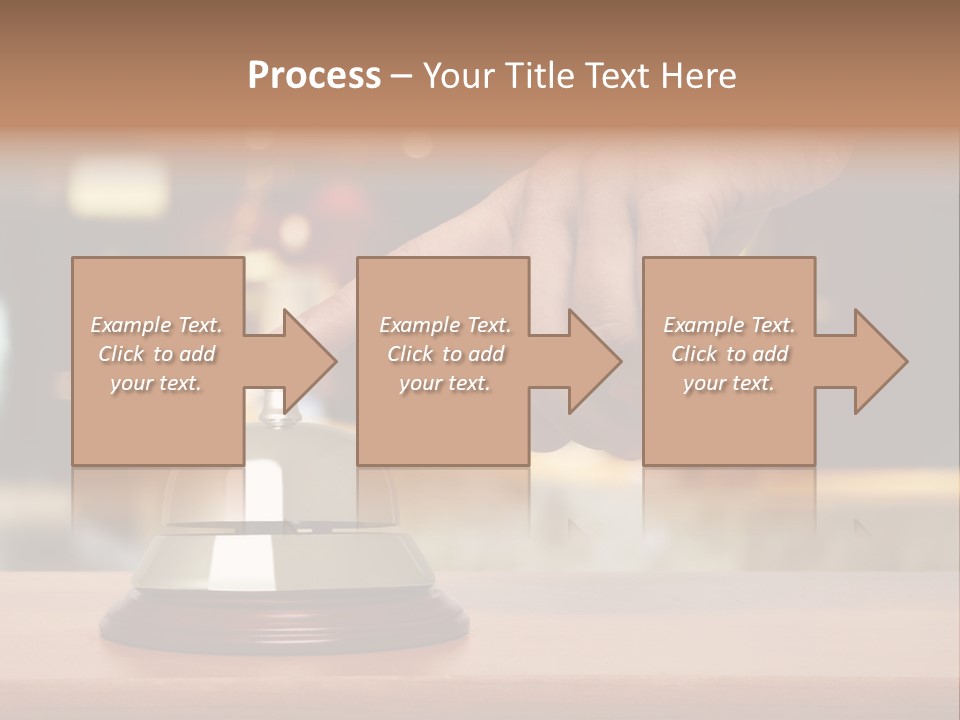 Hand Lobby Service PowerPoint Template