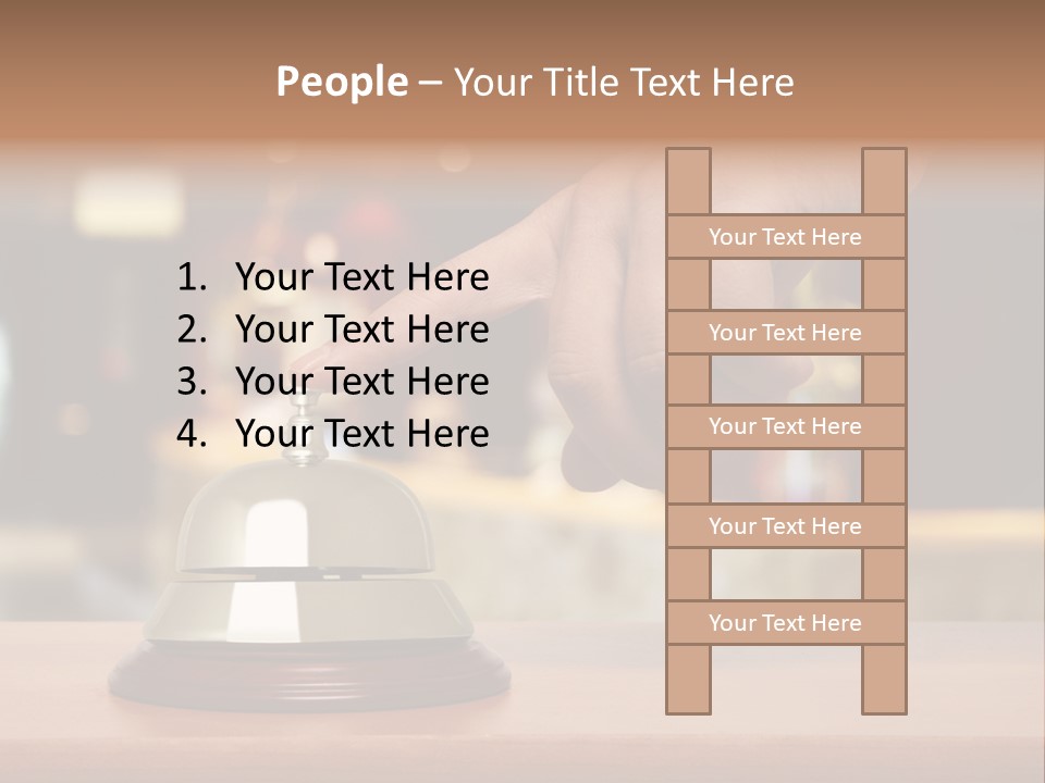 Hand Lobby Service PowerPoint Template