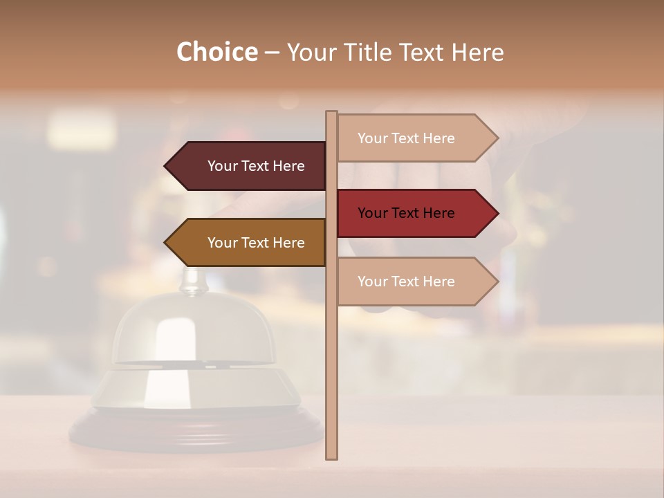 Hand Lobby Service PowerPoint Template
