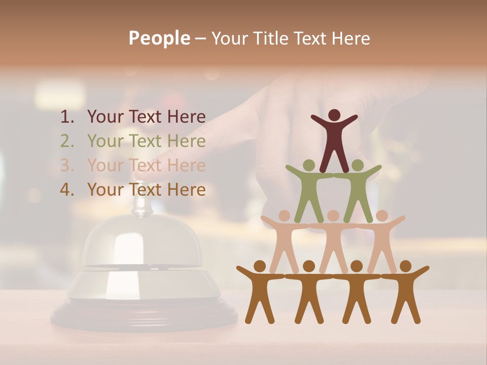 Hand Lobby Service PowerPoint Template