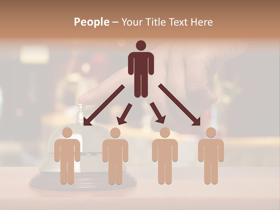 Hand Lobby Service PowerPoint Template