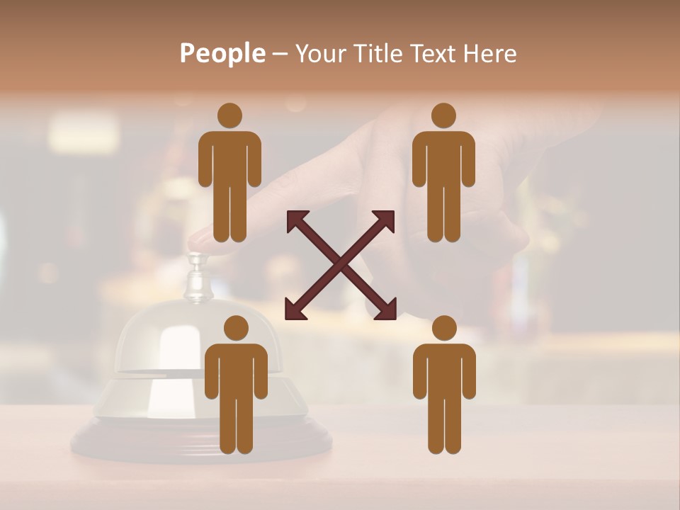 Hand Lobby Service PowerPoint Template