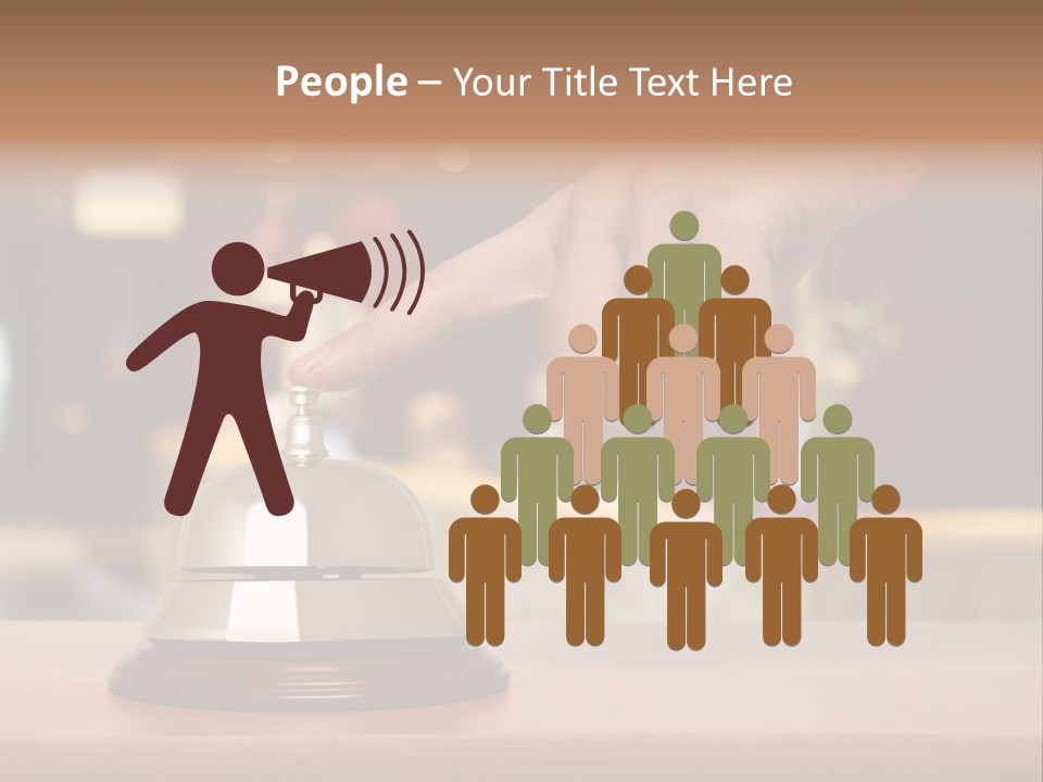 Hand Lobby Service PowerPoint Template