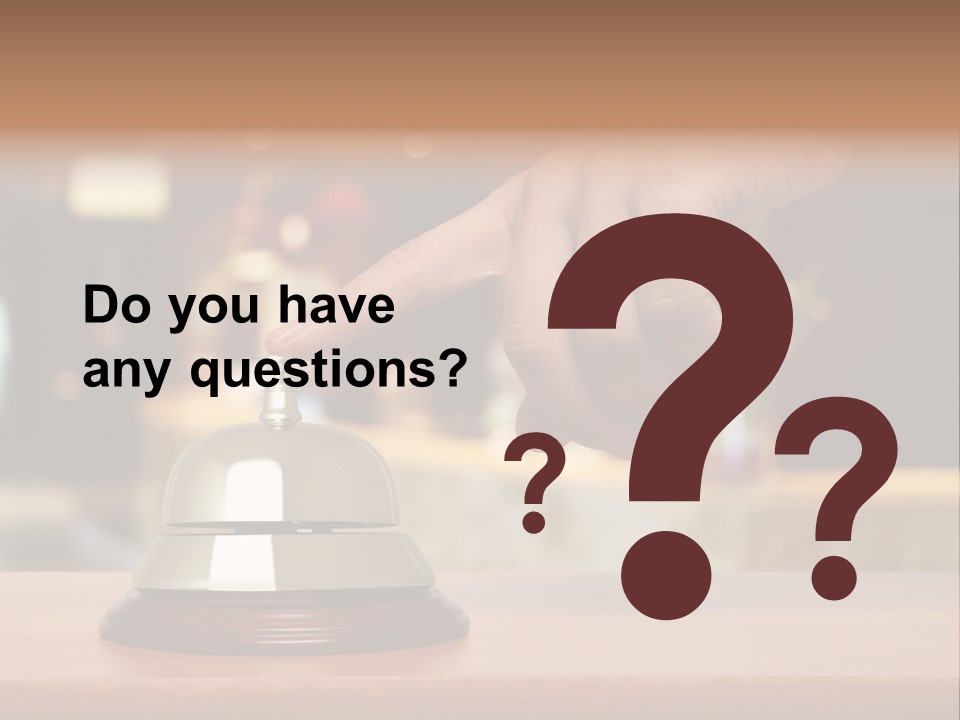 Hand Lobby Service PowerPoint Template