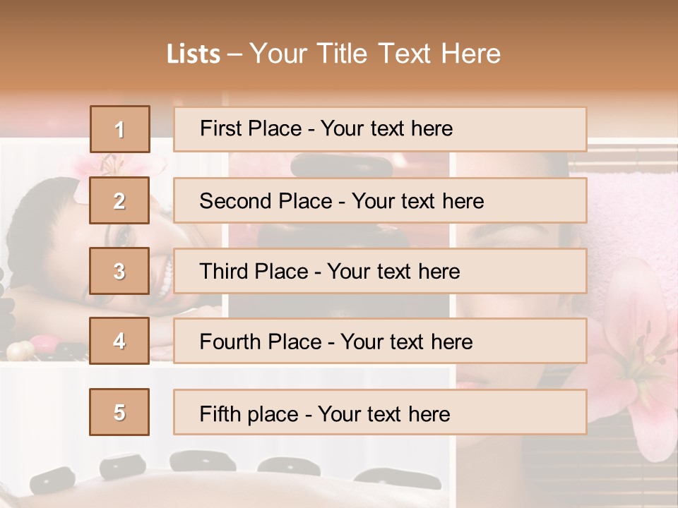 Perfect Lily Vitality PowerPoint Template
