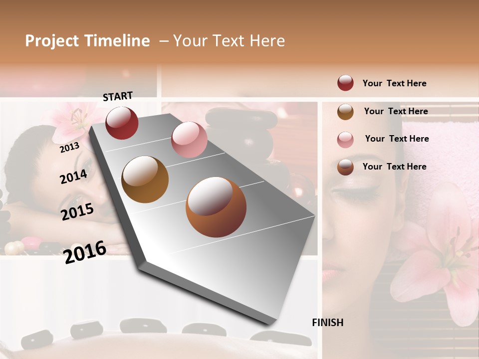 Perfect Lily Vitality PowerPoint Template