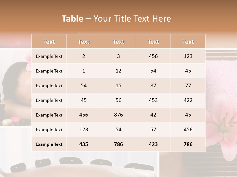 Perfect Lily Vitality PowerPoint Template