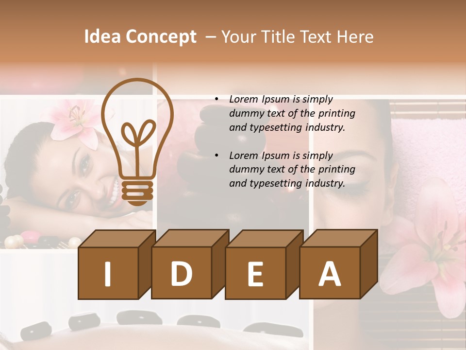 Perfect Lily Vitality PowerPoint Template