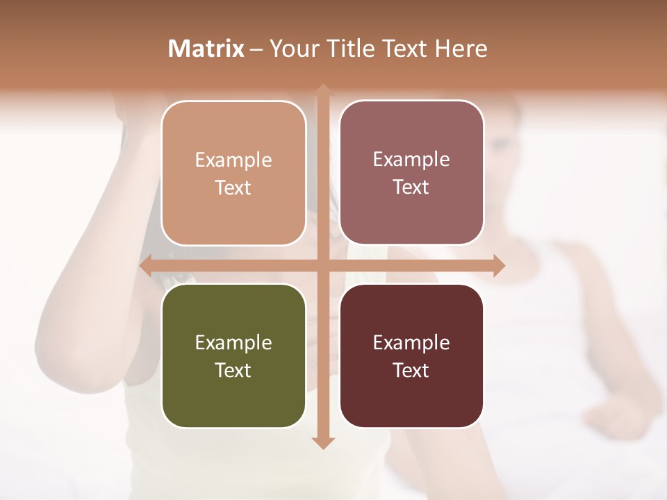 Caucasian Despair Husband PowerPoint Template