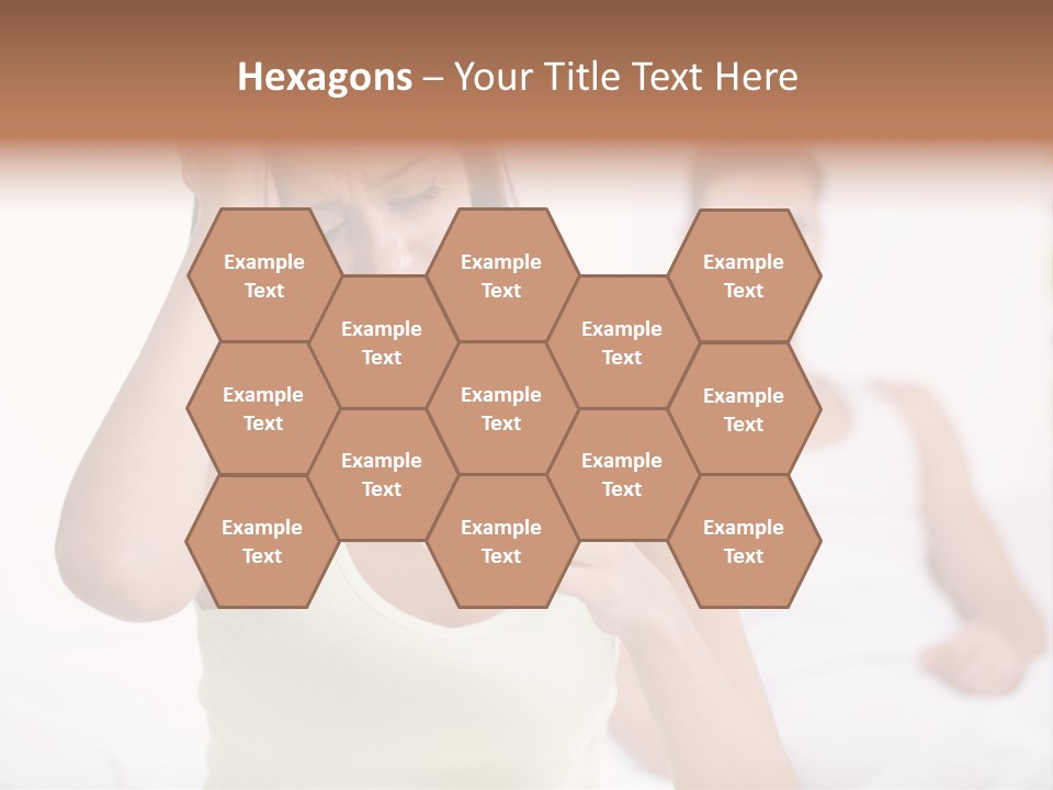 Caucasian Despair Husband PowerPoint Template