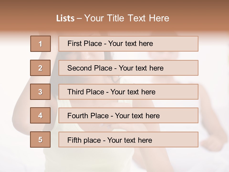 Caucasian Despair Husband PowerPoint Template
