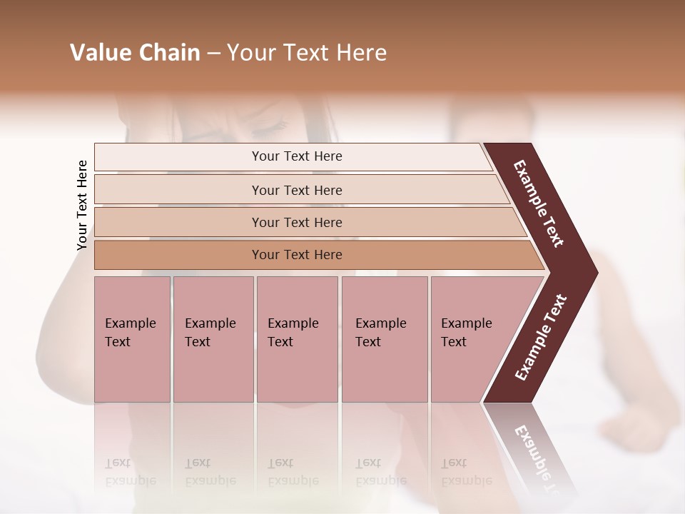 Caucasian Despair Husband PowerPoint Template