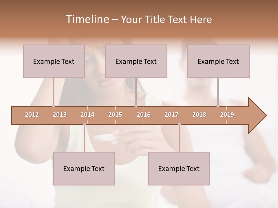 Caucasian Despair Husband PowerPoint Template