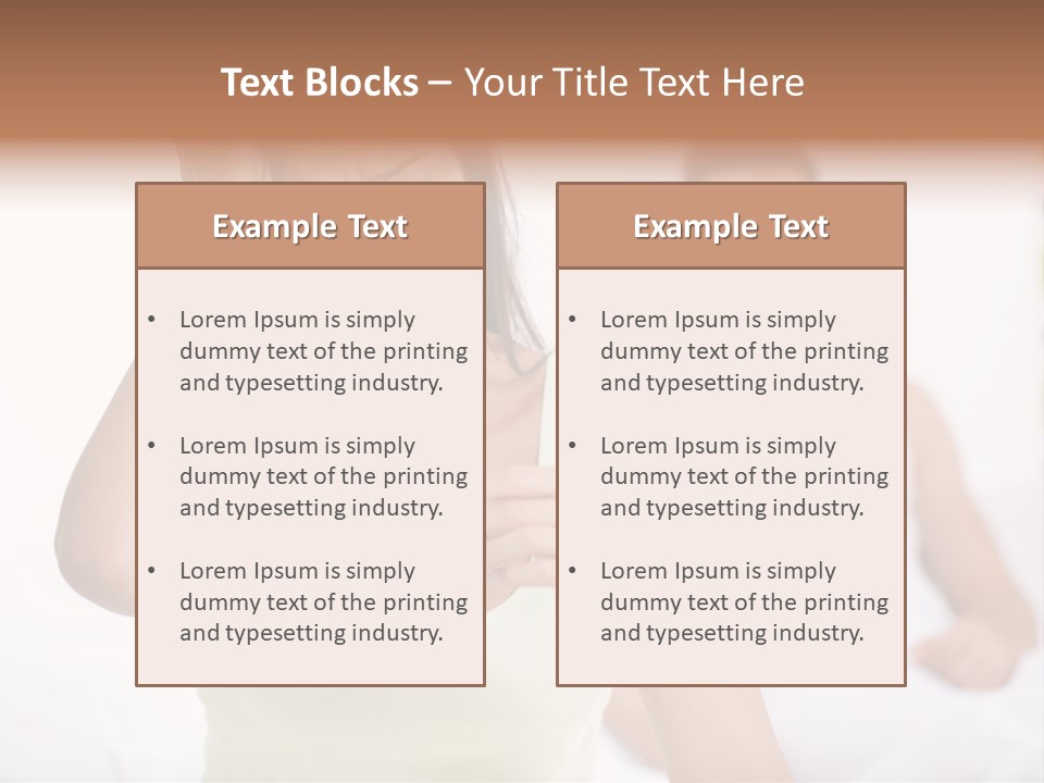 Caucasian Despair Husband PowerPoint Template