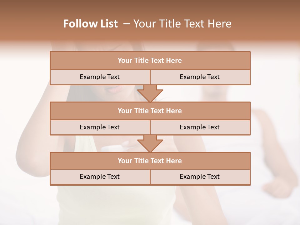 Caucasian Despair Husband PowerPoint Template