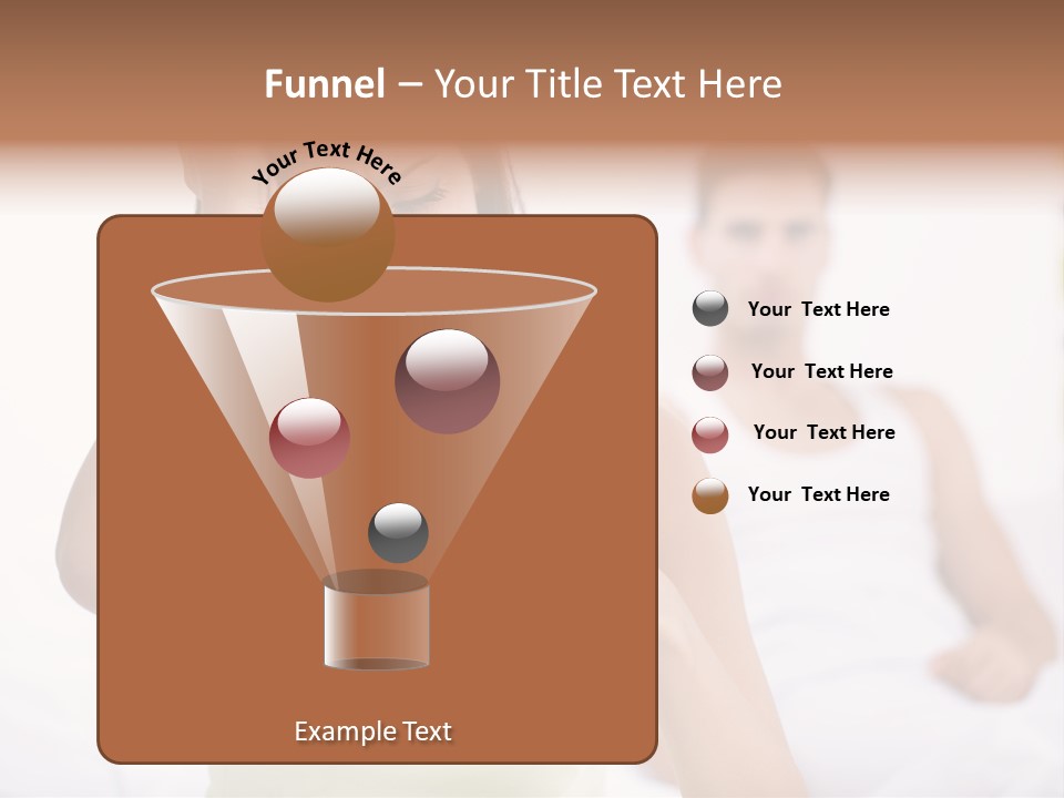 Caucasian Despair Husband PowerPoint Template