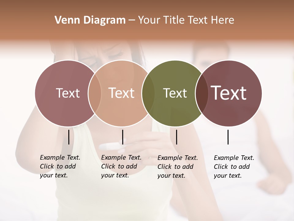Caucasian Despair Husband PowerPoint Template