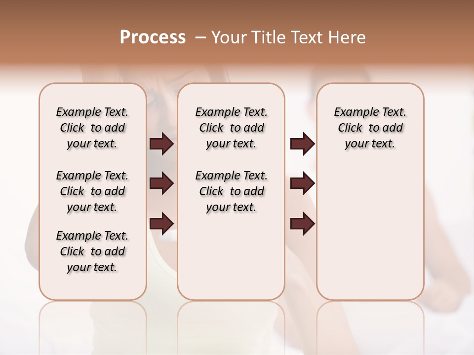 Caucasian Despair Husband PowerPoint Template