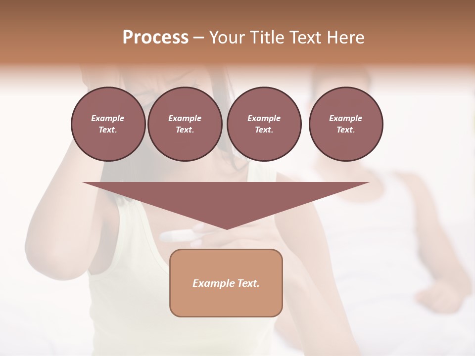 Caucasian Despair Husband PowerPoint Template