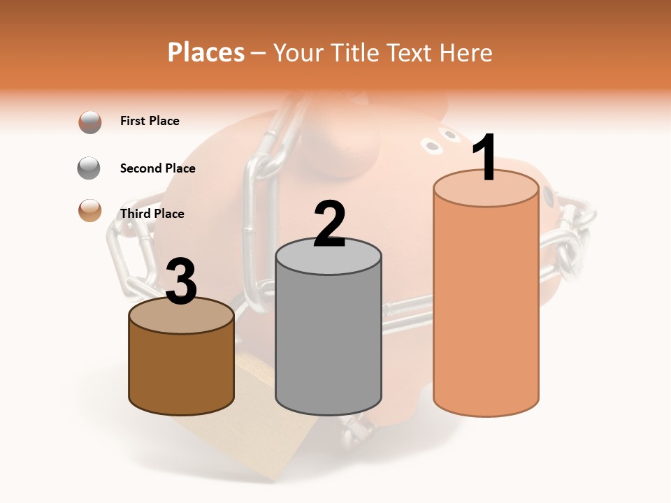Closed Padlock Locked PowerPoint Template