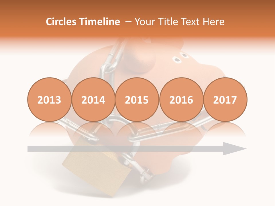 Closed Padlock Locked PowerPoint Template