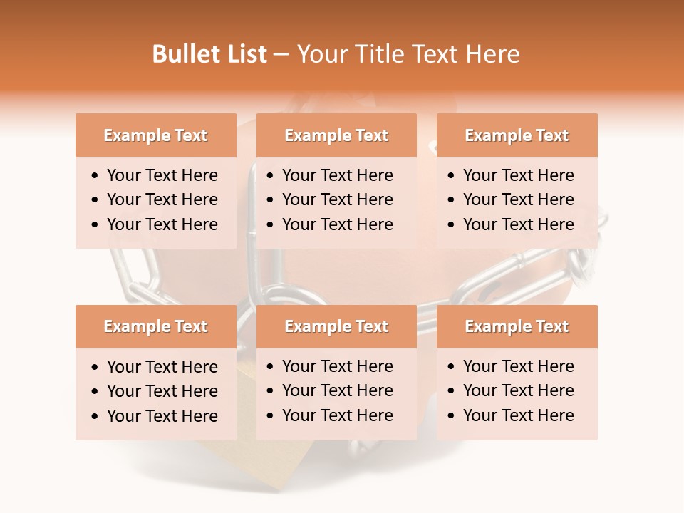Closed Padlock Locked PowerPoint Template