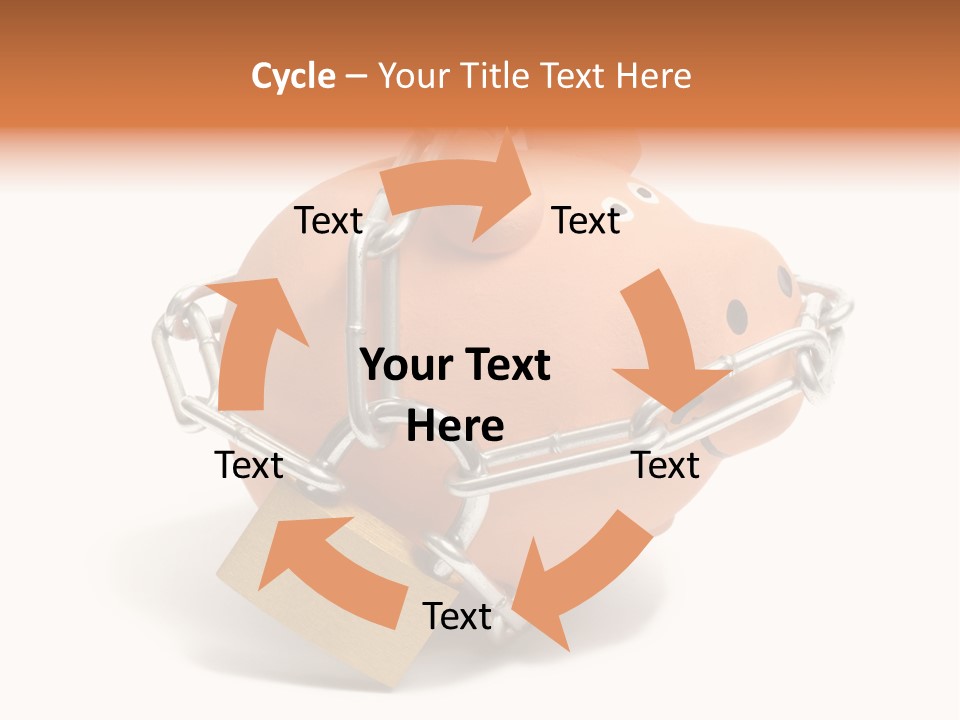 Closed Padlock Locked PowerPoint Template