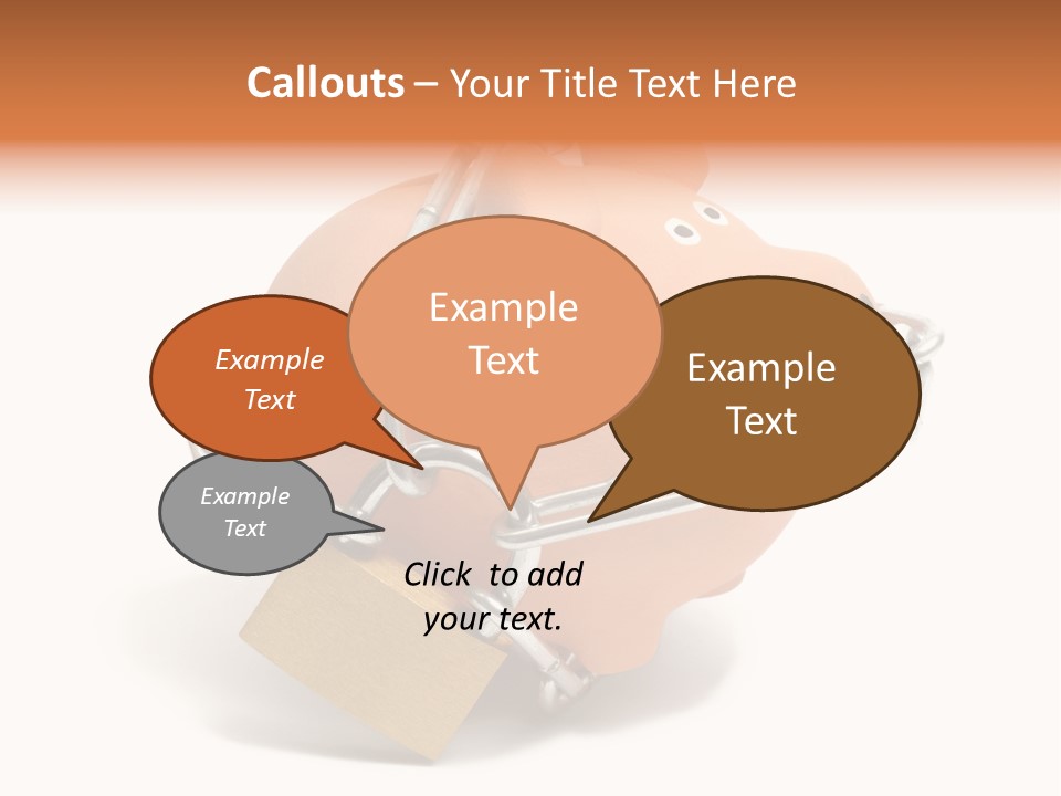 Closed Padlock Locked PowerPoint Template