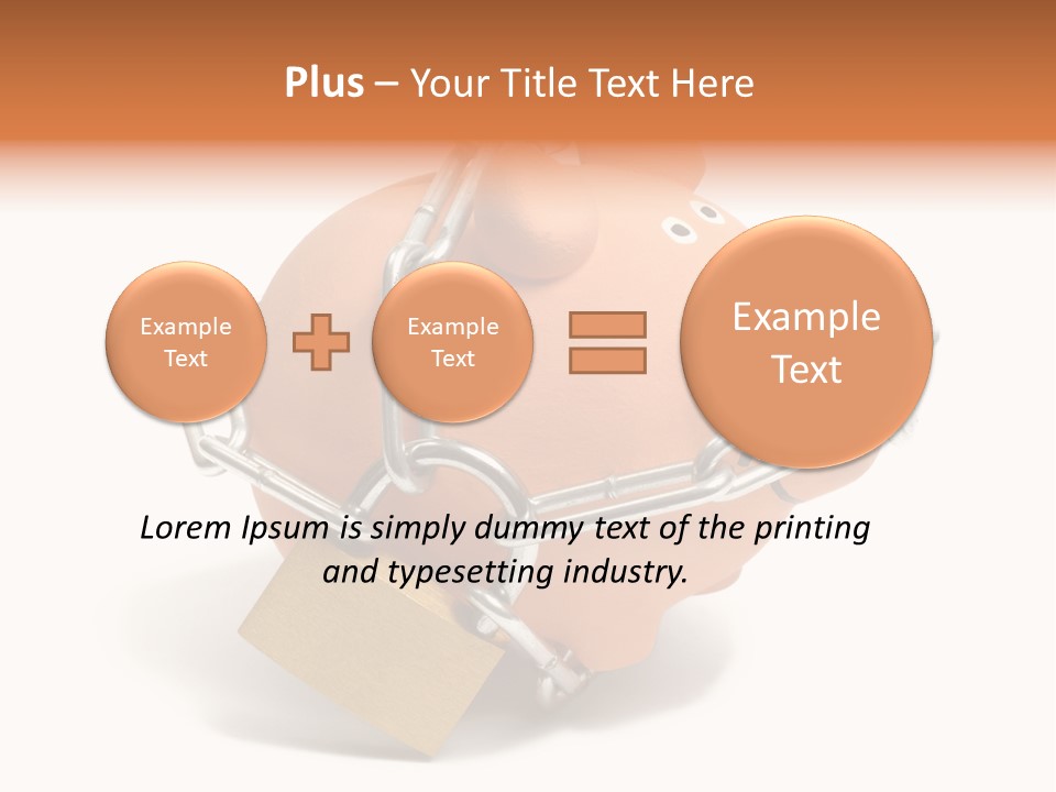 Closed Padlock Locked PowerPoint Template