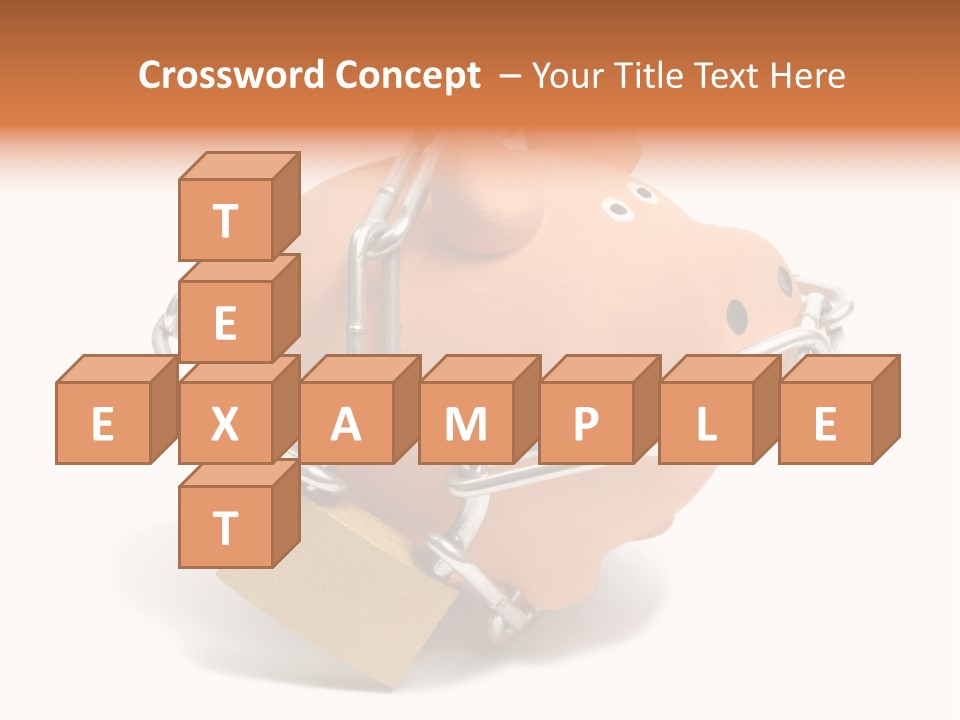 Closed Padlock Locked PowerPoint Template