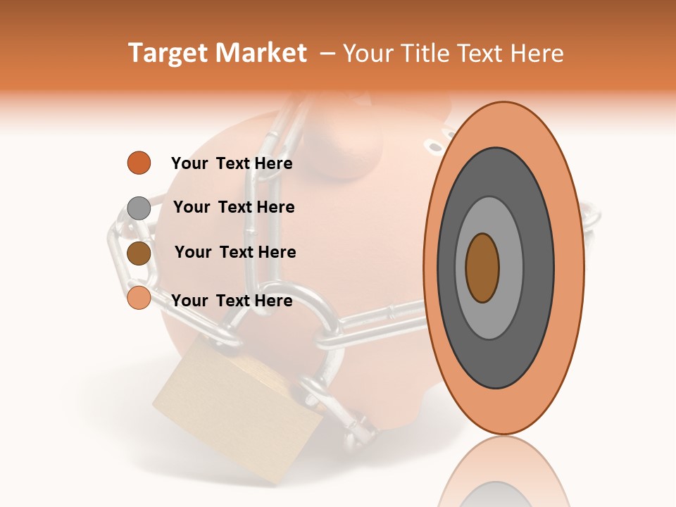 Closed Padlock Locked PowerPoint Template