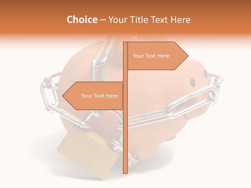 Closed Padlock Locked PowerPoint Template