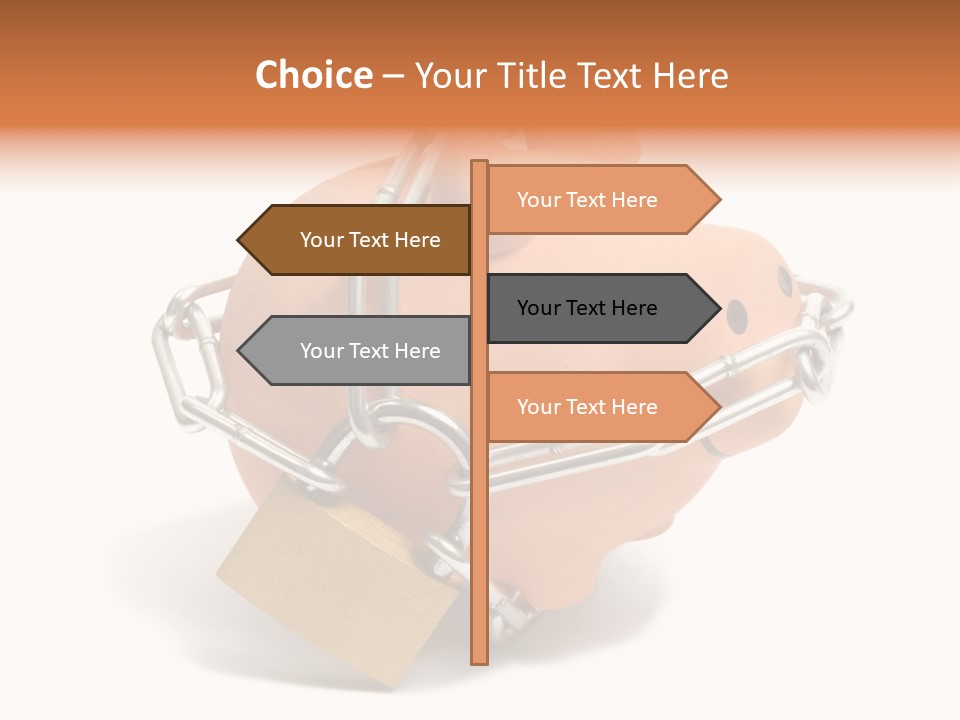 Closed Padlock Locked PowerPoint Template