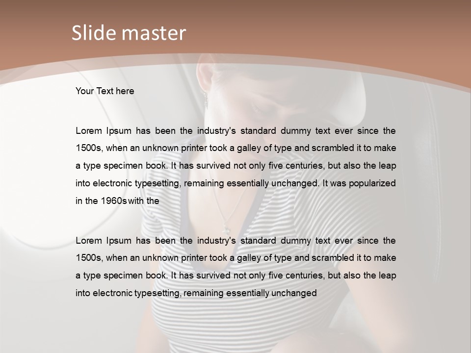 Cabin Window Family PowerPoint Template