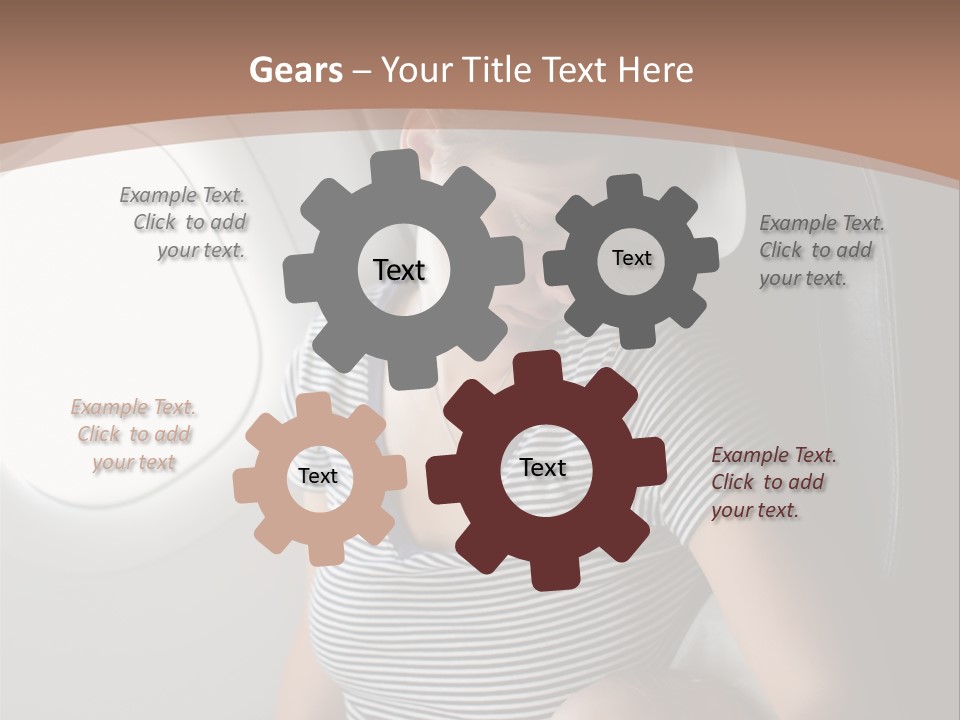 Cabin Window Family PowerPoint Template