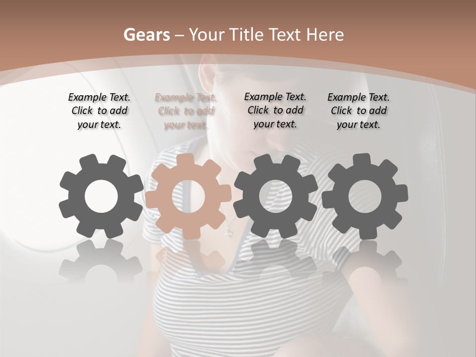 Cabin Window Family PowerPoint Template