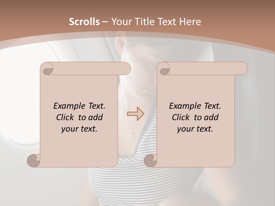 Cabin Window Family PowerPoint Template