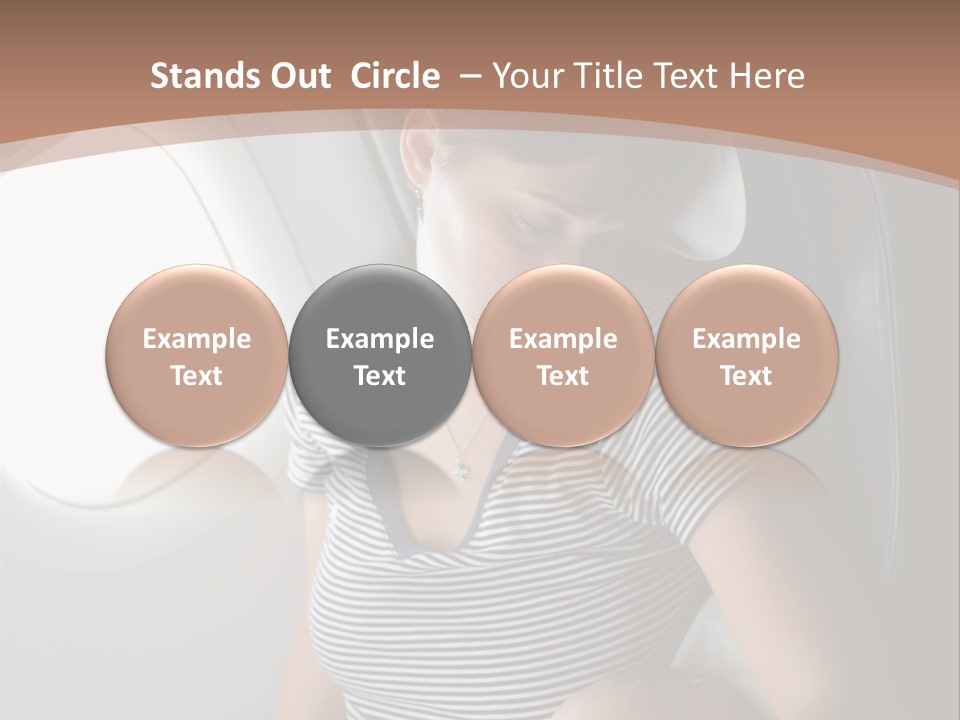 Cabin Window Family PowerPoint Template