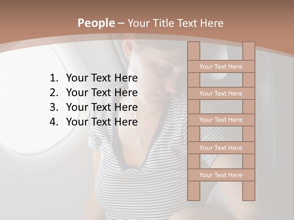 Cabin Window Family PowerPoint Template