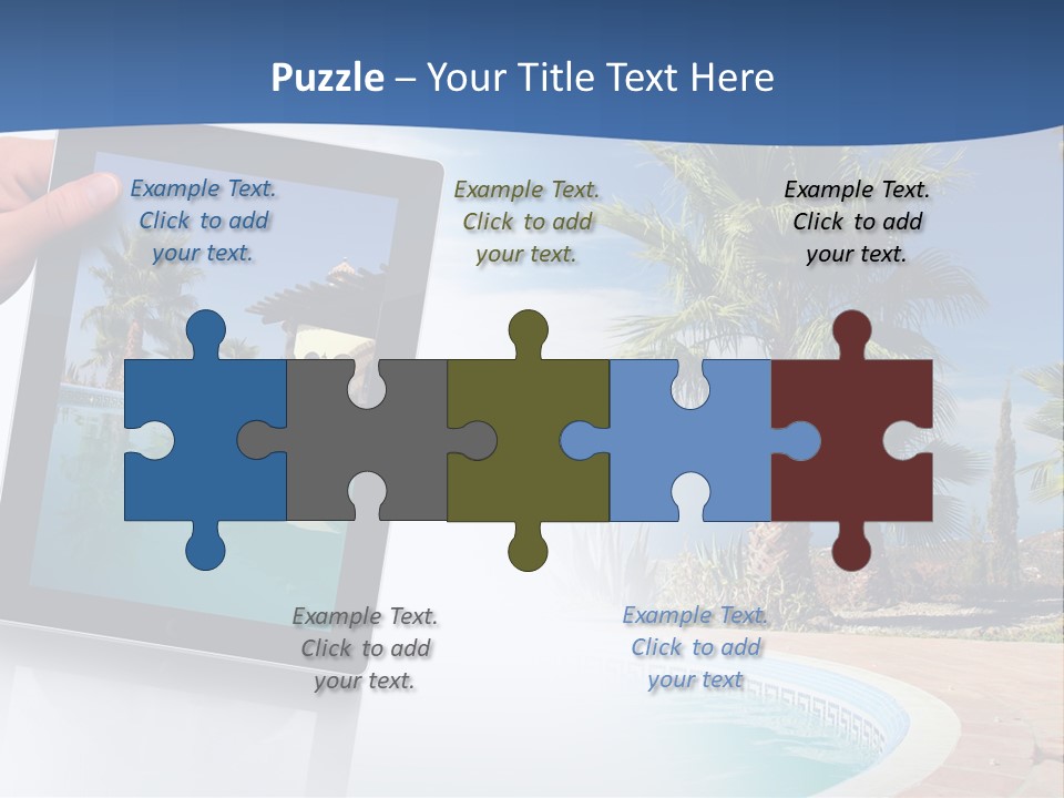 Vacations Landscape Beach PowerPoint Template