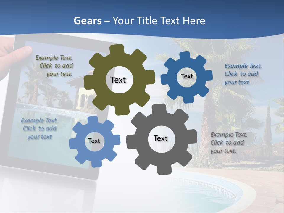 Vacations Landscape Beach PowerPoint Template